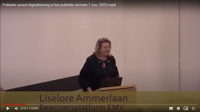 Politieke Avond Gooise Meren: Digitalisering van het (fysieke) publieke domein